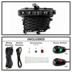 Spyder 22-24 Jeep Grand Cherokee (3-Row) OEM LED Fog Lights w/Switch - Clear (FL-JGC22-3R-LED-C)