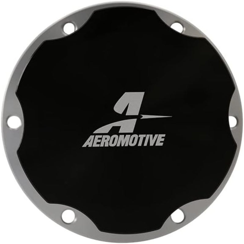 Aeromotive Fillcap - Screw-On - 3in - Flanged - 6-Bolt - Black