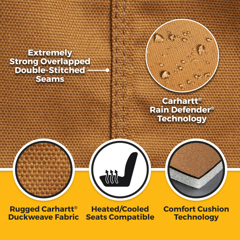 Covercraft 24-25 Toyota Tacoma Crew Cab Carhartt PrecisionFit Front Row Seat Covers