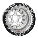 Weld Alumastar 2.0 15x16 / 5x4.5 BP / 4in. BS Polished Wheel - Polished Double Beadlock MT