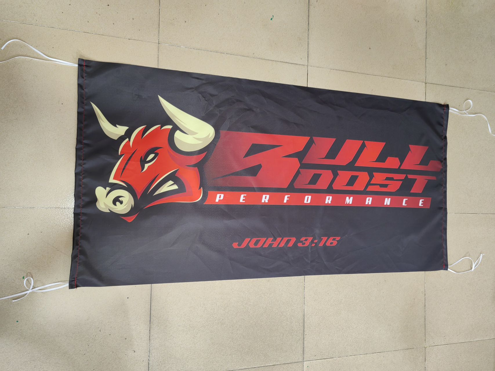 Racing Garage Shop Workshop Flag Banner Sign ( JDM , Drift ) 25x55 inch - Bull Boost Performance