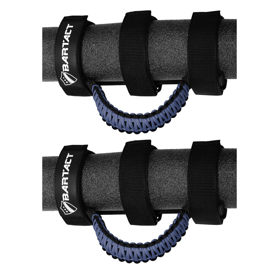 Jeep® Grab Handles for Roll Bar (PAIR of 2) Paracord Grab Handles for Jeep® Wrangler, Gladiator, Polaris RZR, CanAm Maverick X3 by BARTACT