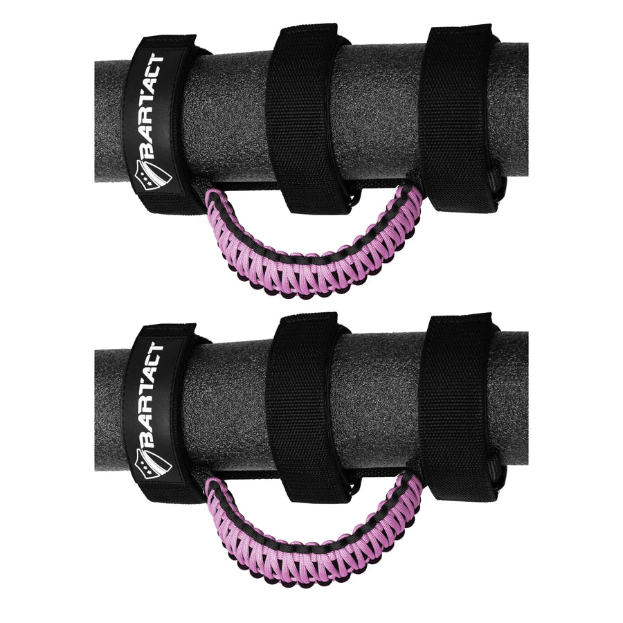 Jeep® Grab Handles for Roll Bar (PAIR of 2) Paracord Grab Handles for Jeep® Wrangler, Gladiator, Polaris RZR, CanAm Maverick X3 by BARTACT