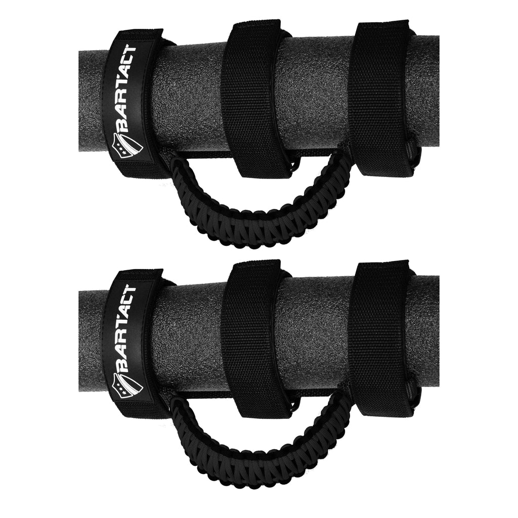 Jeep® Grab Handles for Roll Bar (PAIR of 2) Paracord Grab Handles for Jeep® Wrangler, Gladiator, Polaris RZR, CanAm Maverick X3 by BARTACT
