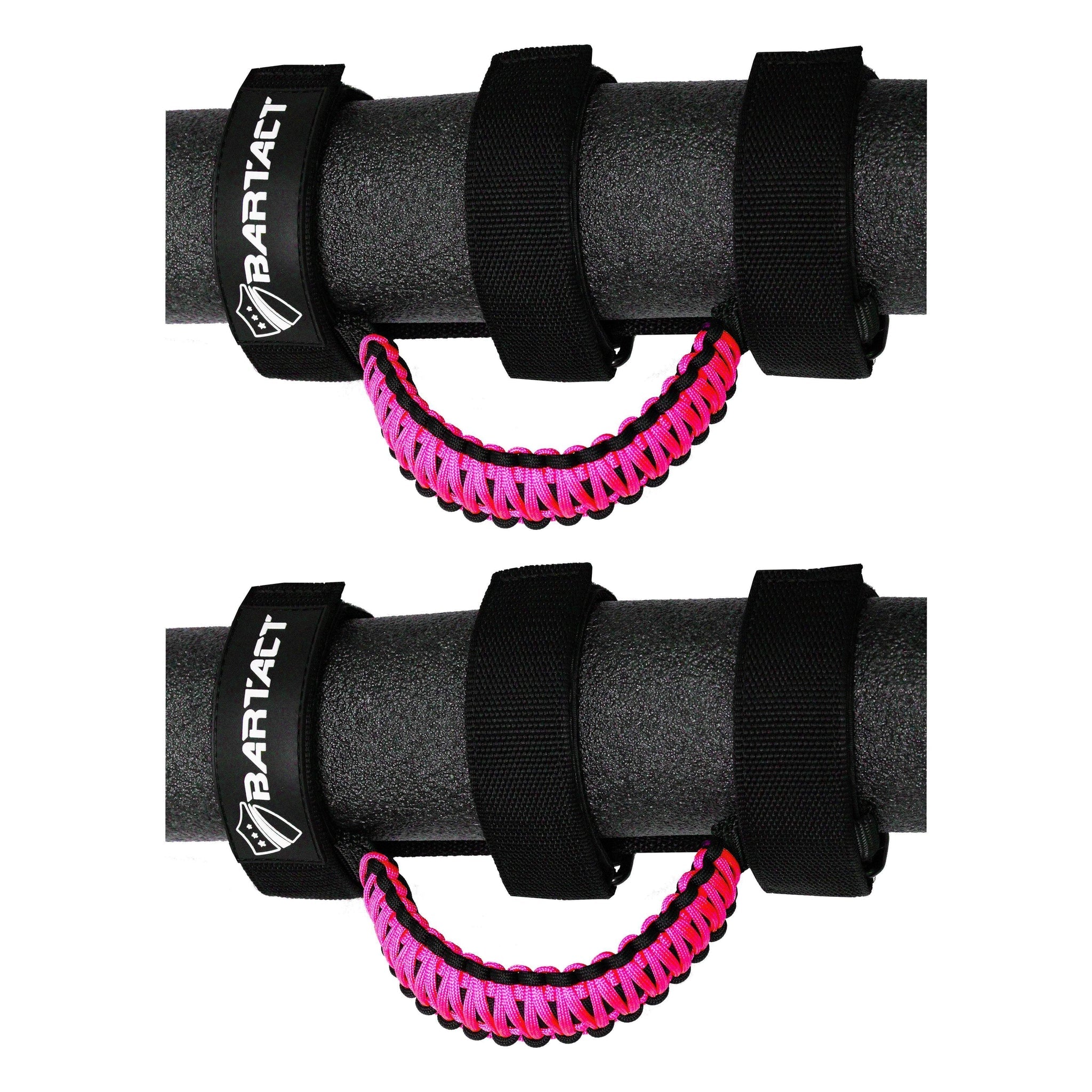 Jeep® Grab Handles for Roll Bar (PAIR of 2) Paracord Grab Handles for Jeep® Wrangler, Gladiator, Polaris RZR, CanAm Maverick X3 by BARTACT