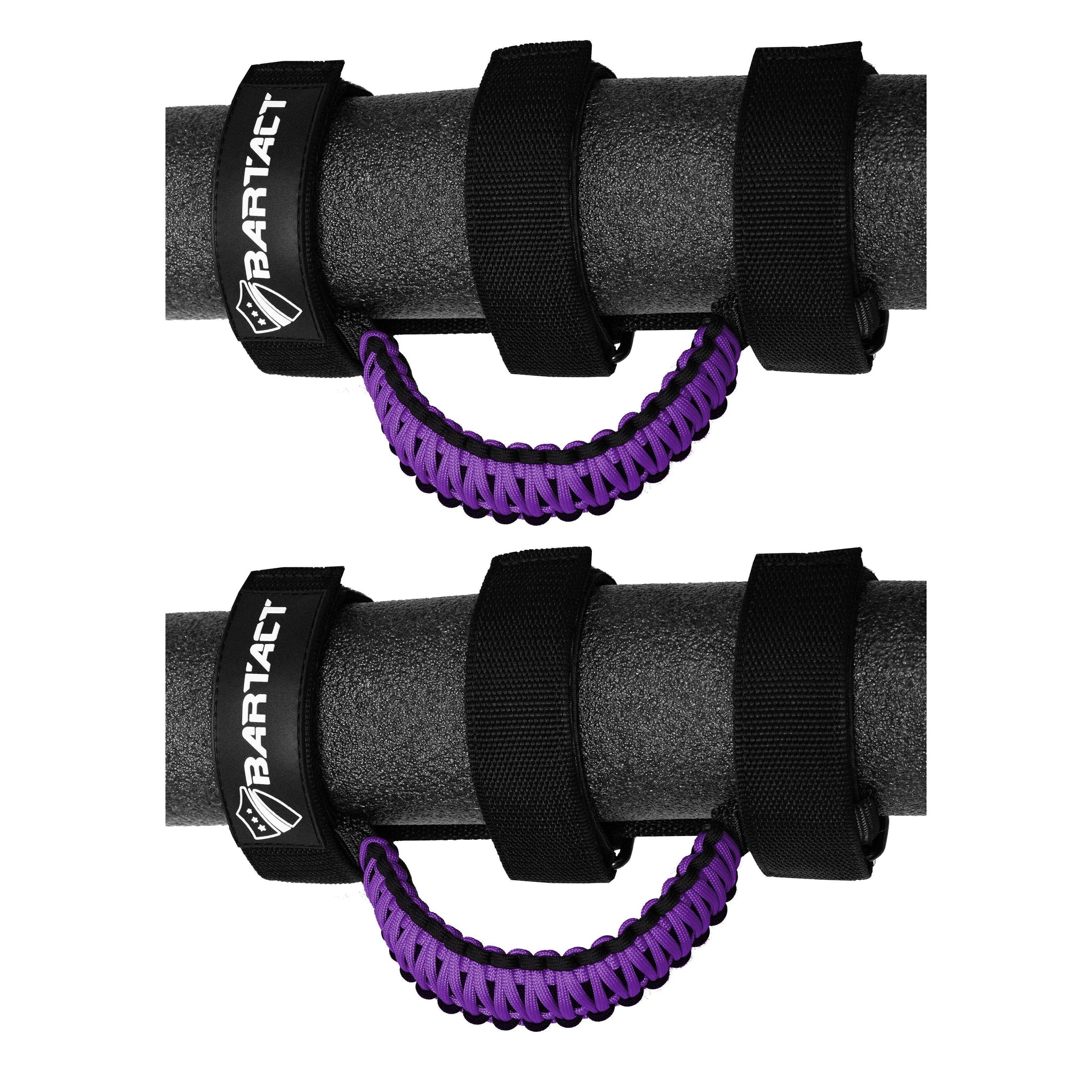 Jeep® Grab Handles for Roll Bar (PAIR of 2) Paracord Grab Handles for Jeep® Wrangler, Gladiator, Polaris RZR, CanAm Maverick X3 by BARTACT