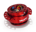 NRG Quick Release Kit - Red Body/ Red Heart Cutout Ring
