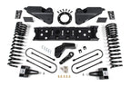 Zone Offroad 2019 Ram 3500 4in Radius Arm Bracket Gas - 2in Rear Block w/ Overload - Nitro Shocks