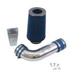 BBK Ford Mustang 5.0 Cold Air Intake Kit Non Fender well Powder Coated Chrome 86-93