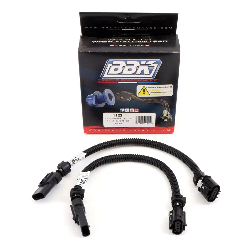 BBK Chevrolet Camaro 6.2 O2 Sensor Extensions Front Harness Kit Manual Trans 16-24