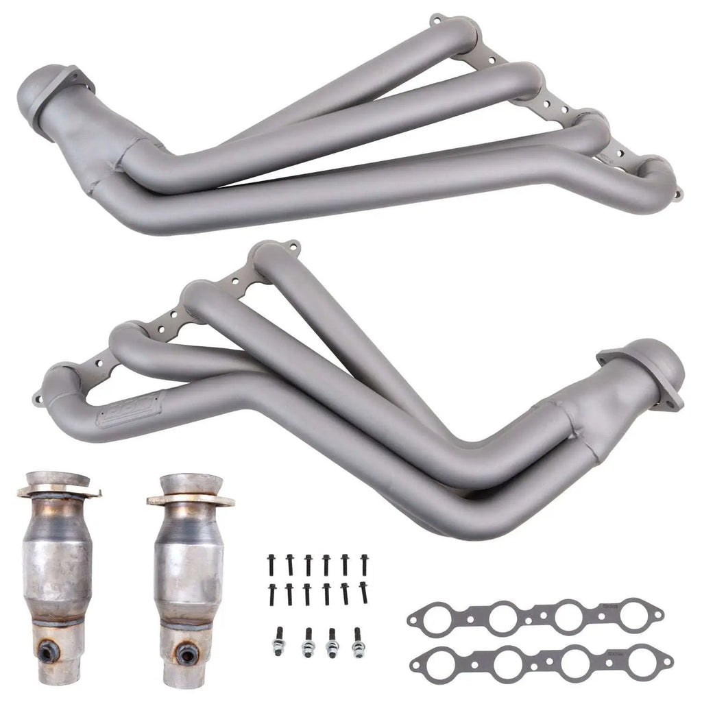 BBK Chevrolet Camaro SS 1-7/8 Long Tube Exhaust Headers With High Flow Cats Titanium Ceramic 10-15