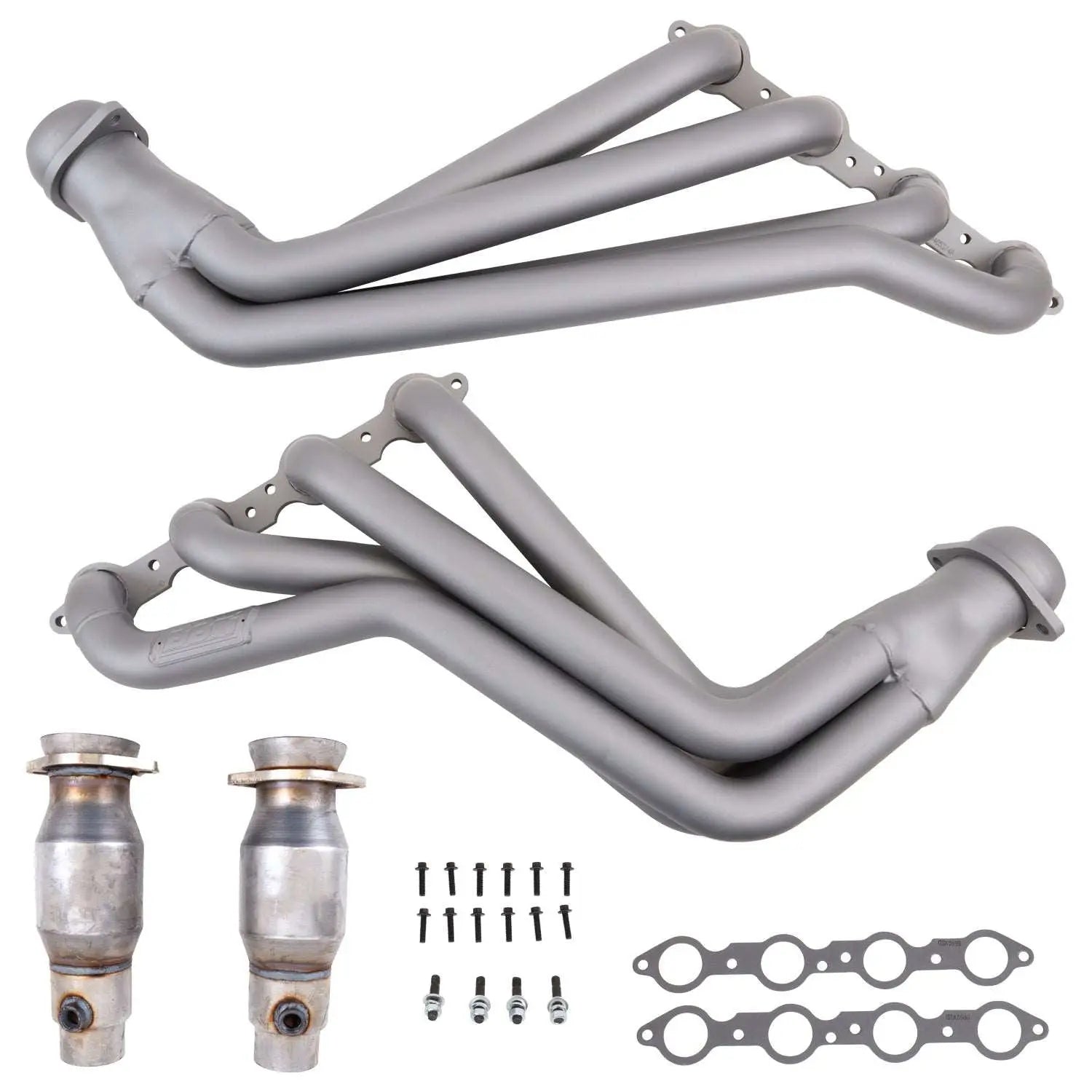 BBK Chevrolet Camaro SS 1-7/8 Long Tube Exhaust Headers With High Flow Cats Titanium Ceramic 10-15