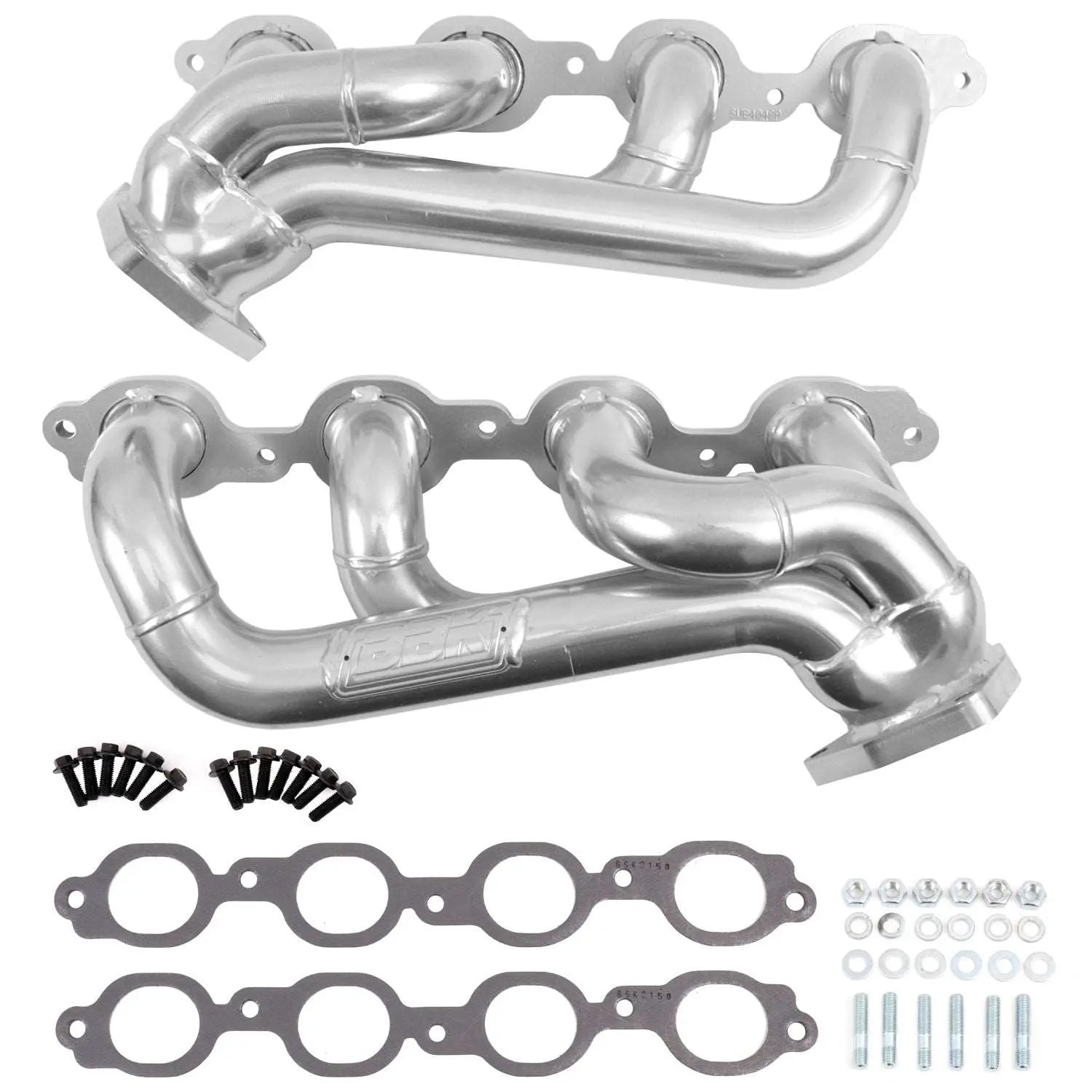 BBK Chevrolet Full Size Truck 5.3/6.2L 1-3/4” Shorty Exhaust Headers – Polished Silver Ceramic 19-25