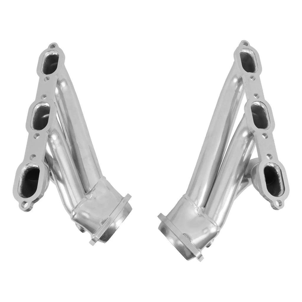 BBK Dodge Challenger Charger 300 V6 3.5 1-3/4 Shorty Headers - Polished Silver Ceramic 06-10