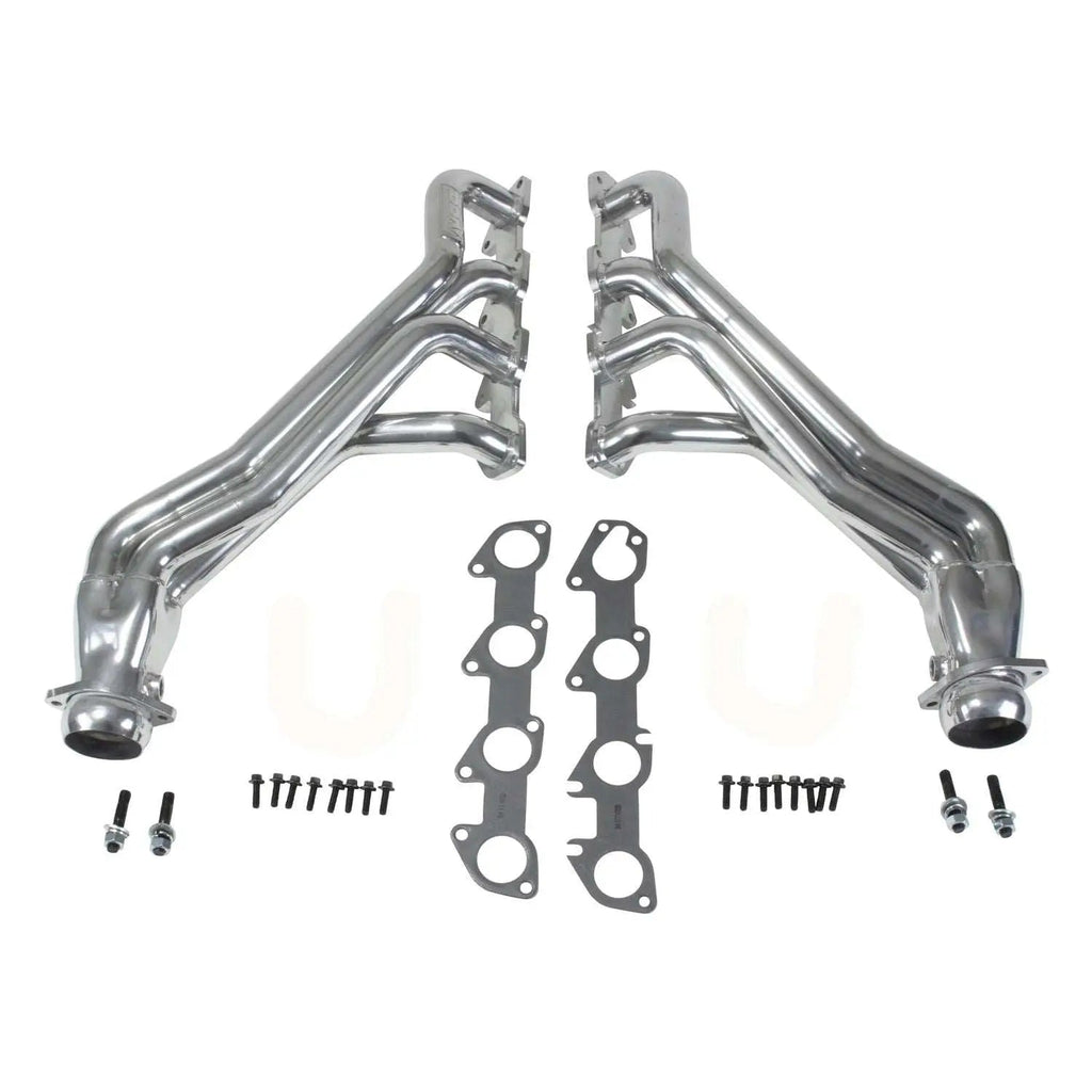 BBK Dodge Challenger Charger 5.7 Hemi 1-3/4 Long Tube Exhaust Headers Polished Silver Ceramic 05-08