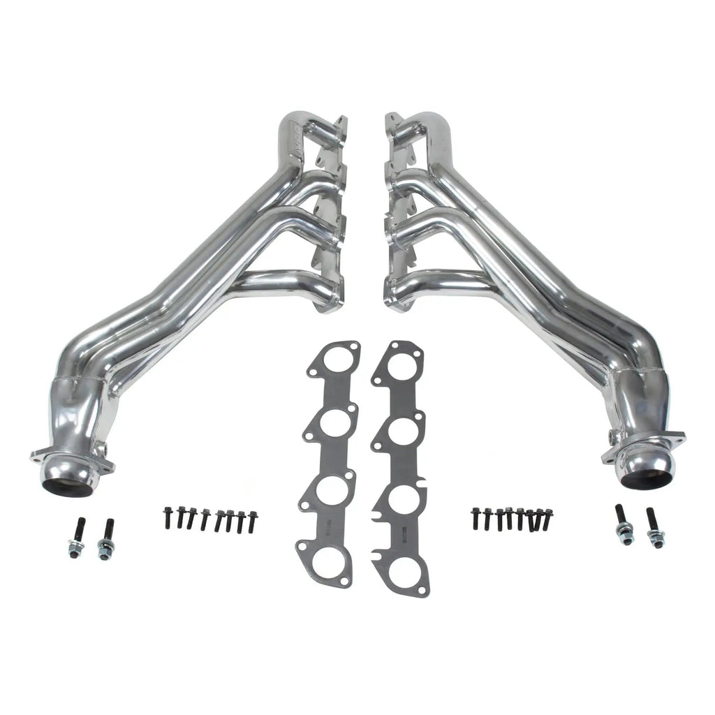 BBK Dodge Challenger Charger Hemi 5.7 1 3/4 Long Tube Exhaust Headers Polished Silver Ceramic 09-24