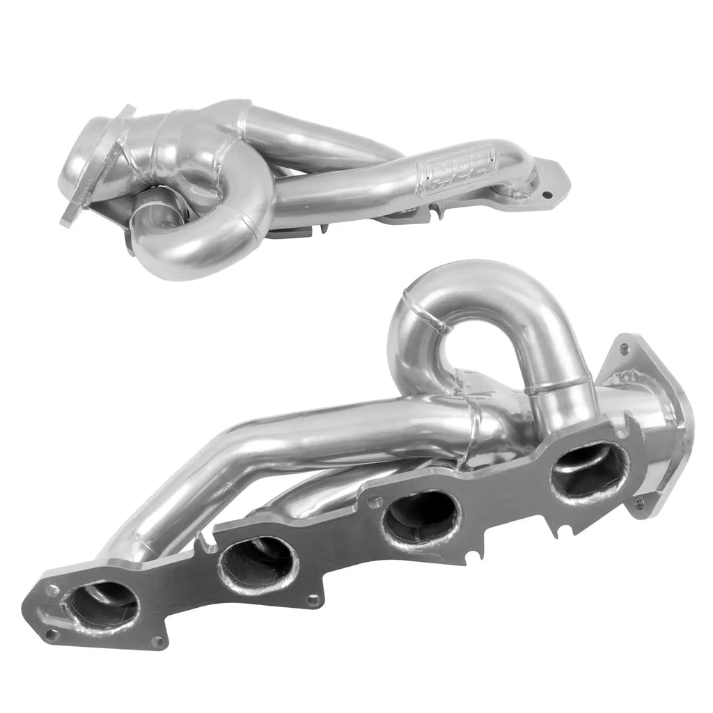 BBK Dodge Ram 1500 5.7L Hemi Shorty Headers Polished Silver Ceramic 2019 To 2024