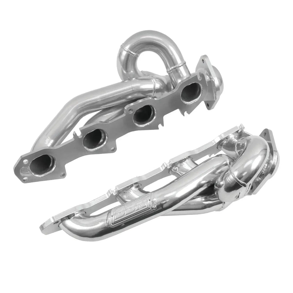 BBK Dodge Ram 1500 Truck 5.7 Hemi 1-3/4 Shorty Exhaust Headers Polished Silver Ceramic 09-18