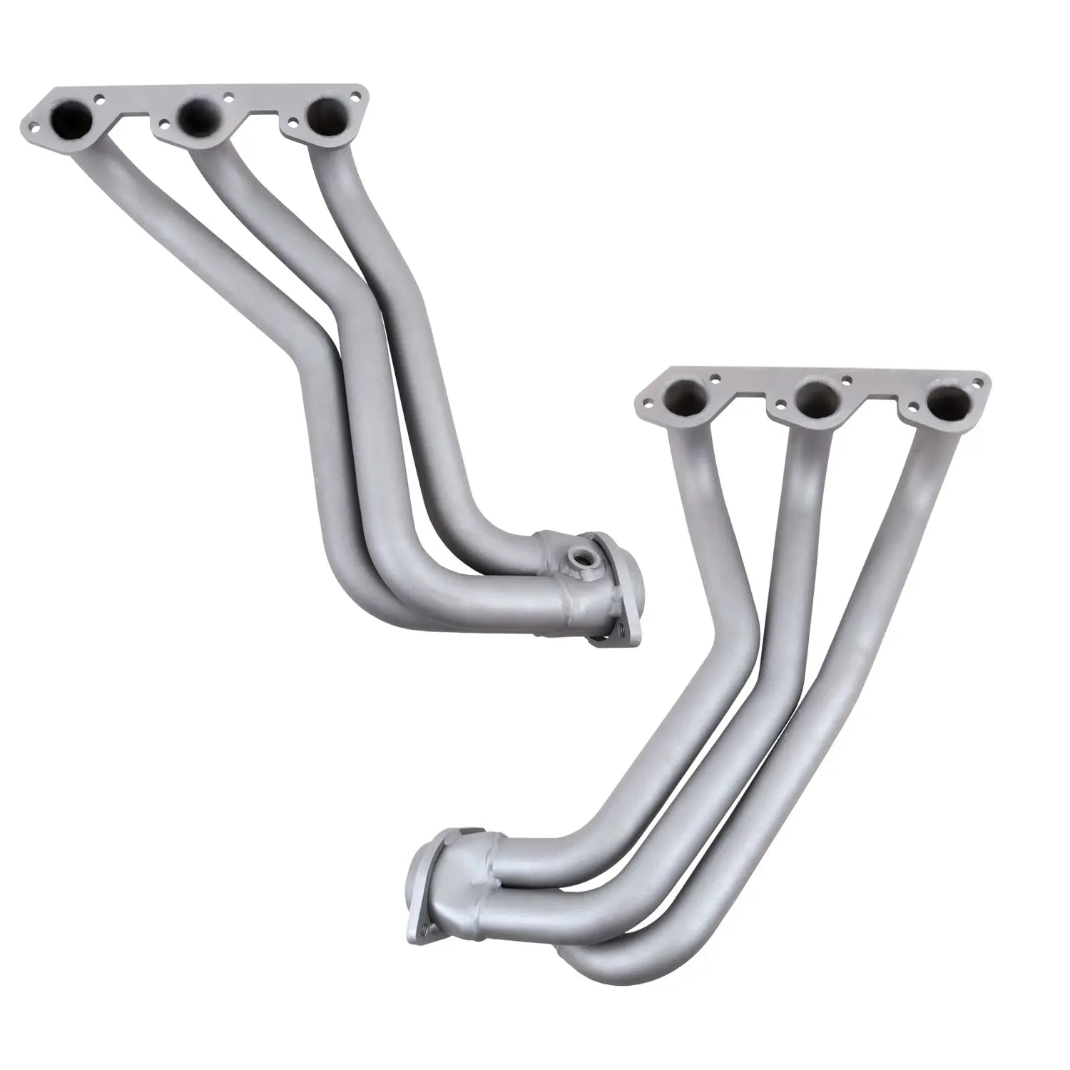 BBK Jeep Wrangler 3.8 1-5/8 Long Tube Exhaust Headers With High Flow Cats Titanium Ceramic 07-11