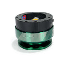 NRG Quick Release Gen 2.0 -  20 Year Anniversary Black Body / Emerald Ring
