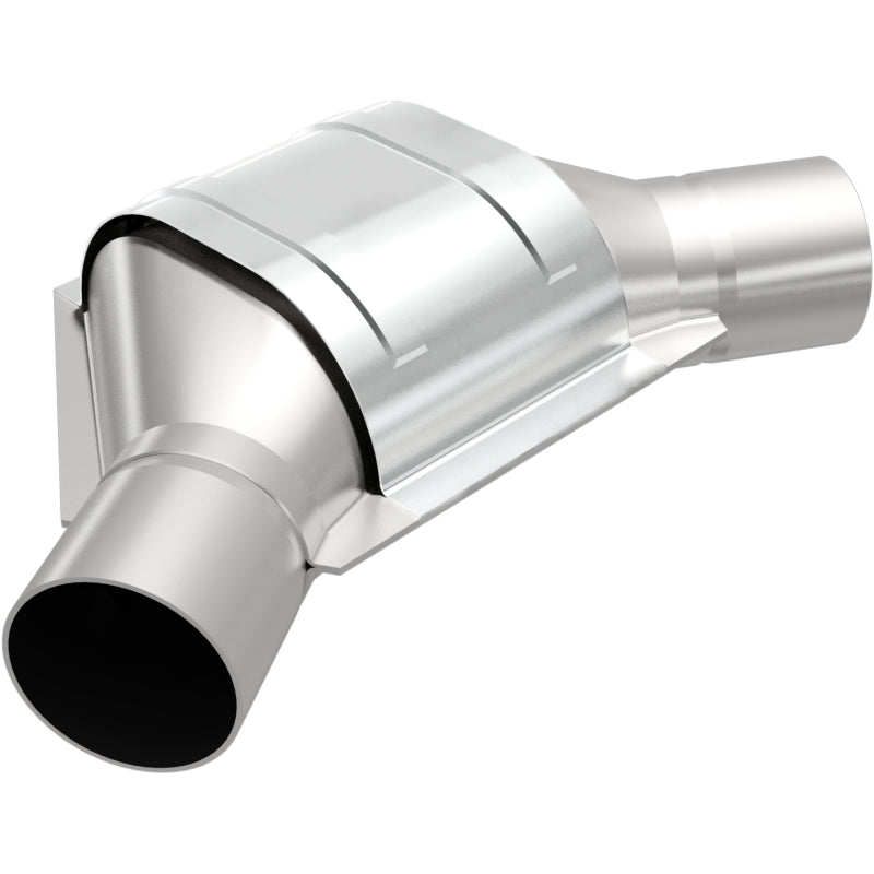 MagnaFlow Conv Univ 2.50inch Angled Inlet/Outlet