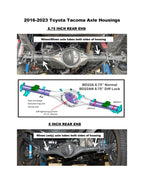 Progress Tech LT 16-23 Toyota Tacoma w/ 8.75in Rear Axle (2WD/4WD) Rear Sway Bar 0.875in dia. (22mm)