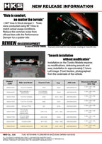 HKS Performance Damper for 2014 - 2020 Subaru WRX (STI)
