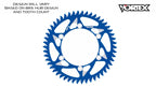 Vortex Racing 49 Tooth 520 Rear Sprocket - Blue