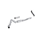 MBRP 06-07 Chevy Silverado / GMC Sierra 2500/3500HD 4in OD CatBack Single Side Exit w/ Downpipe - AL