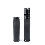 Bikers Choice Billet Aluminum Black Throttle-By-Wire Contour  Grips