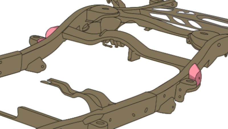 RustBuster 00-20 Chevy Tahoe/Suburban Upper Control Arm Mount - Left