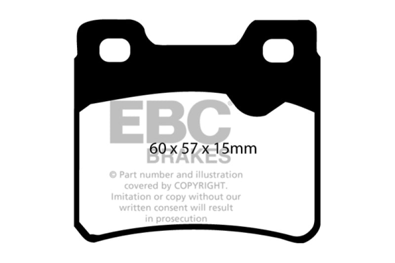 EBC 94-96 Saab 900 2.0 Turbo Ultimax2 Rear Brake Pads