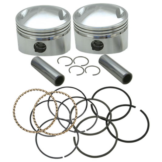 S&S Cycle 36-84 BT 3-5/8in Piston Set - .010in