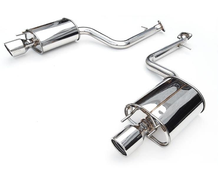 Invidia 12-13 Honda Civic Si K24 Coupe Q300 Rolled Stainless Steel Tip Cat-back Exhaust