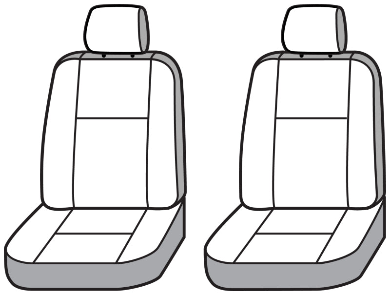 Covercraft 05-15 Toyota Tacoma Carhartt Super Dux SeatSaver Front Row Custom Seat Cover - Gravel