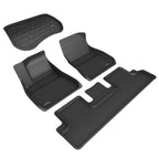 3D MAXpider 17-19 Tesla Model 3 Kagu Black Full Set Front CARGO LINER (SMOOTH BASIN)