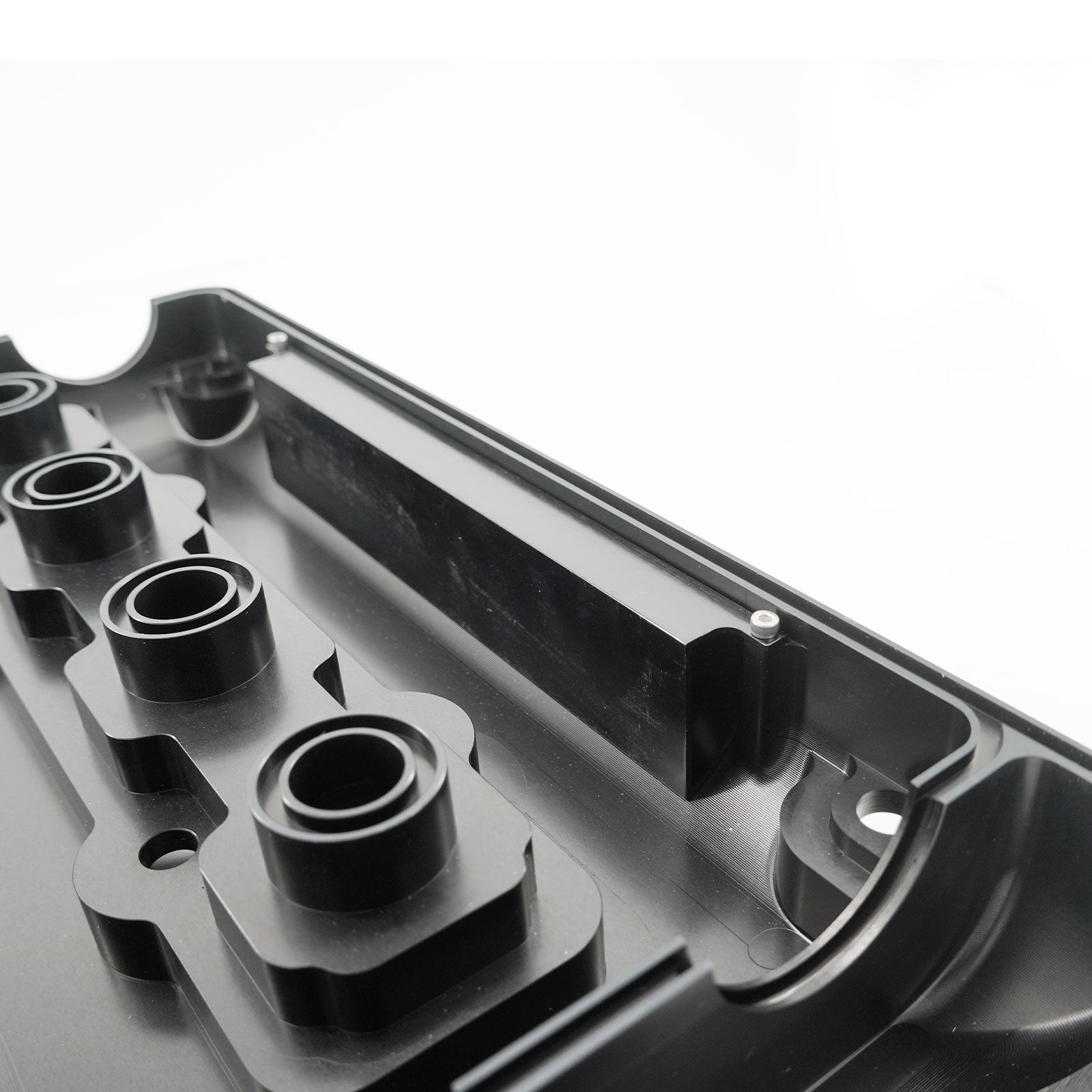 Billet B Series Vented Valve Cover Baffle B16 B18 AN10 For Honda Acura DOHC Vtec - Bull Boost Performance
