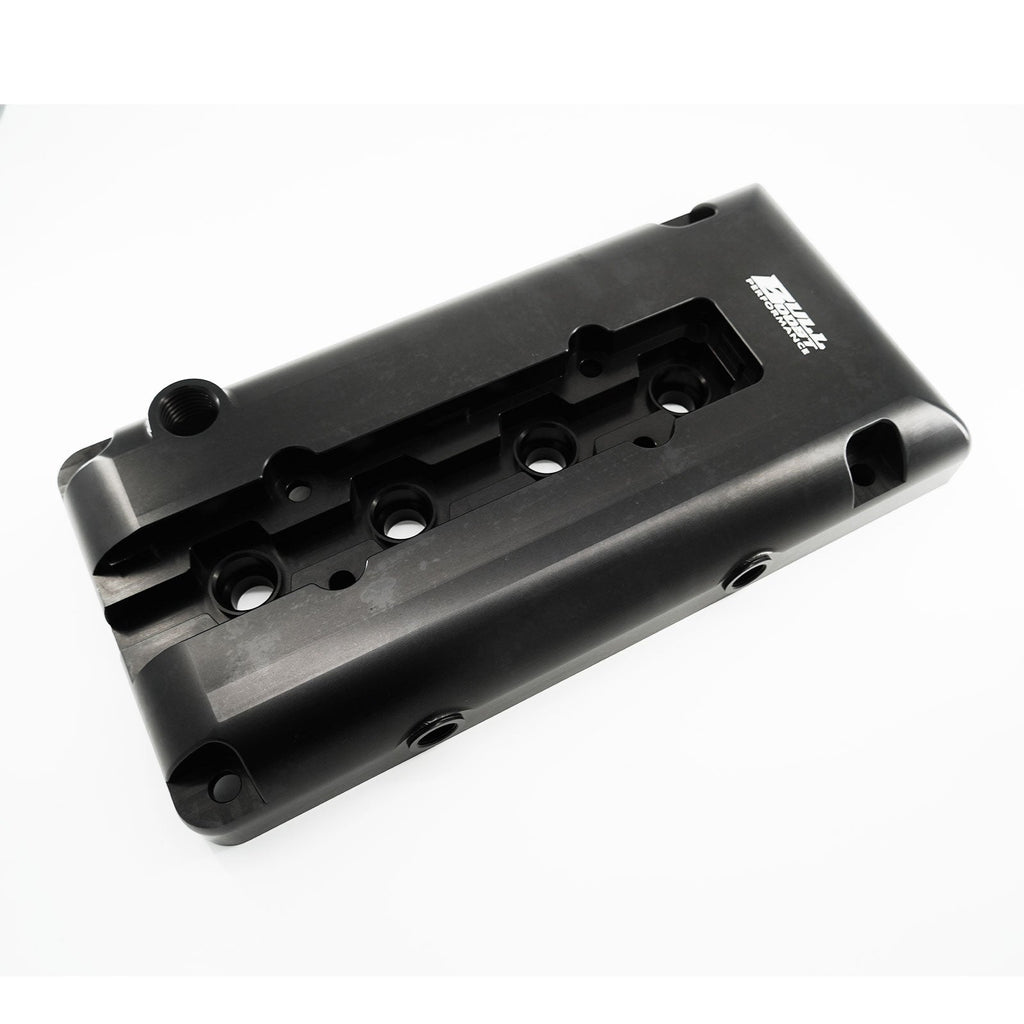 Billet B Series Vented Valve Cover Baffle B16 B18 AN10 For Honda Acura DOHC Vtec - Bull Boost Performance