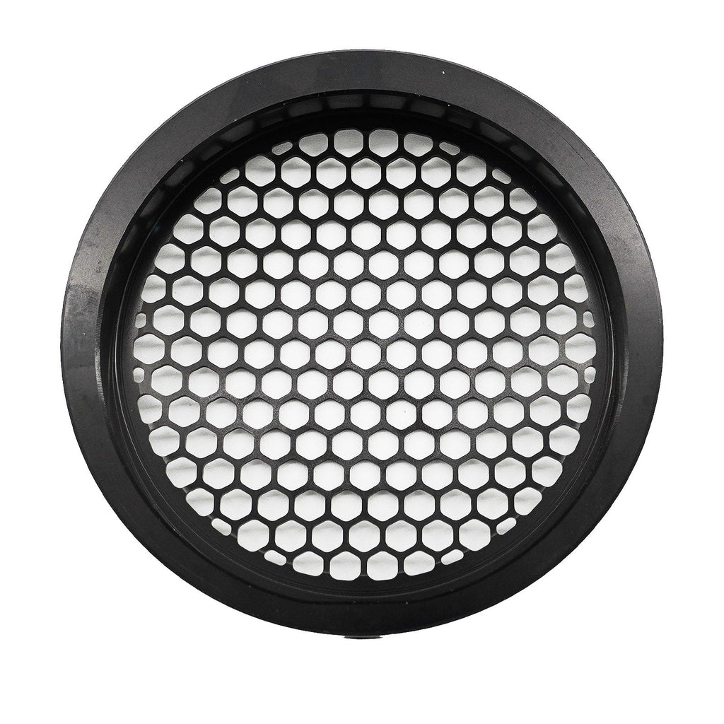 Black Billet 4" Inch Turbo Inlet Guard Velocity Stack Adapter Bellmouth Intake Hex - Bull Boost Performance