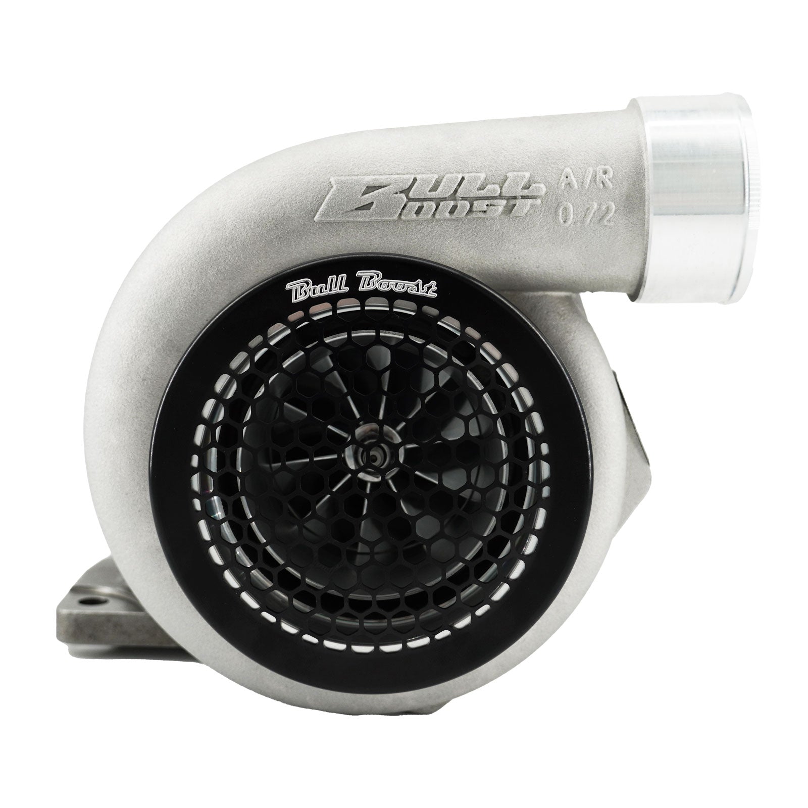 Billet 4" Inch Turbo Inlet Guard Velocity Stack Adapter Bellmouth Intake Hex - Bull Boost Performance