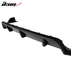 2019-2025 BMW G05 X5 M Sport Gloss Black Rear Bumper Lip Diffuser ABS