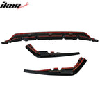 2019-2024 BMW G07 X7 M Sport Gloss Black Rear Bumper Lip Diffuser ABS