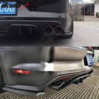 Fits 15-17 Mustang Premium Rear Bumper & R Spec 3 Pc Rear Diffuser