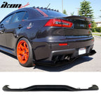 Universal Fitment VTX Style Unpainted Black Rear Bumper Diffuser FRP