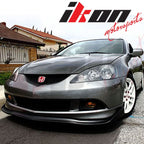2005-2006 Acura RSX DC5 CS Style Unpainted Black Front Bumper Lip PU
