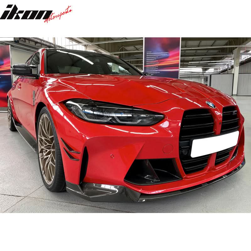 2021-2025 BMW G80 M3 G82 G83 M4 MP Style Front Bumper Lip Carbon Fiber
