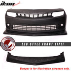 2014-2015 Chevrolet Camaro SS Z28 Style FRP Front Bumper Lip Spoiler