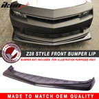 2014-2015 Chevy Camaro SS Z28 Style Front Bumper Lip Carbon Fiber CF