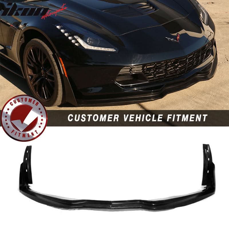 2014-2019 Chevy Corvette C7 Stingray Front Bumper Lip Splitter