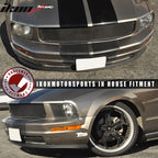 2005-2009 Ford Mustang V6 STI Style Front Bumper Lip Spoiler PU